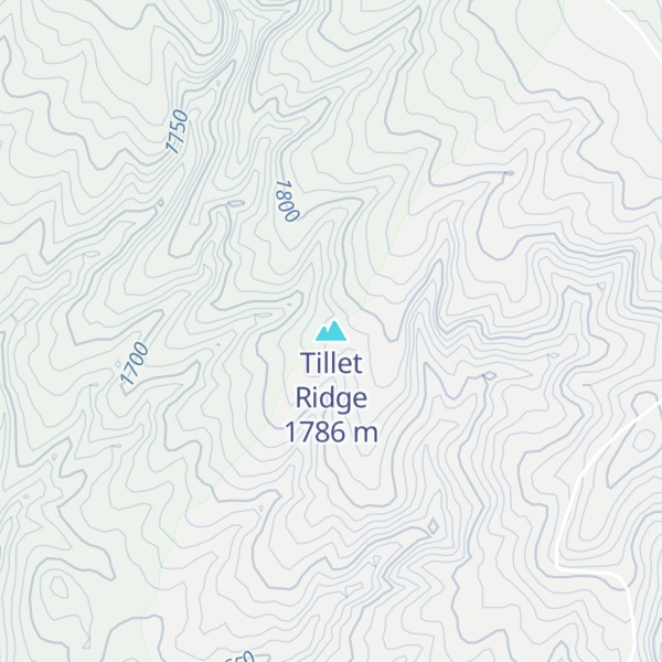 Map of Tillet Ridge