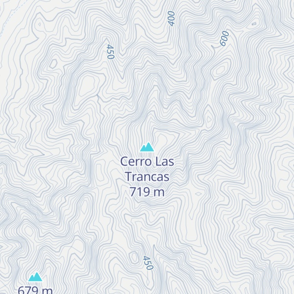 Map of Cerro Las Trancas