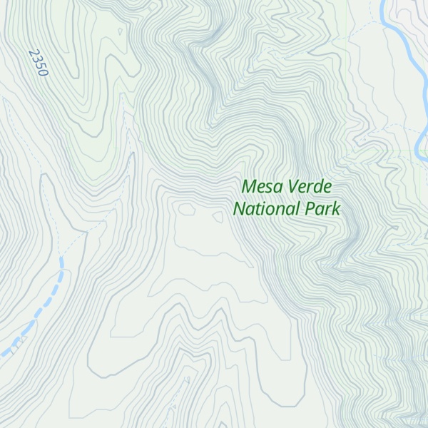 Map of Big Mesa