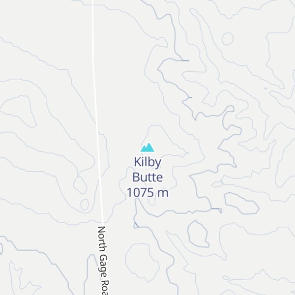 Map of Kilby Butte