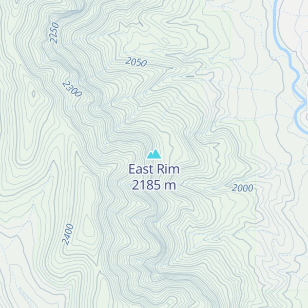 Map of East Rim