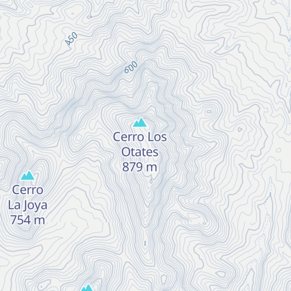 Map of Cerro del Picacho