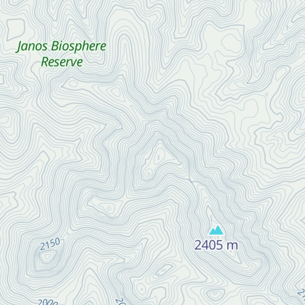 Map of Cerro El Carcay
