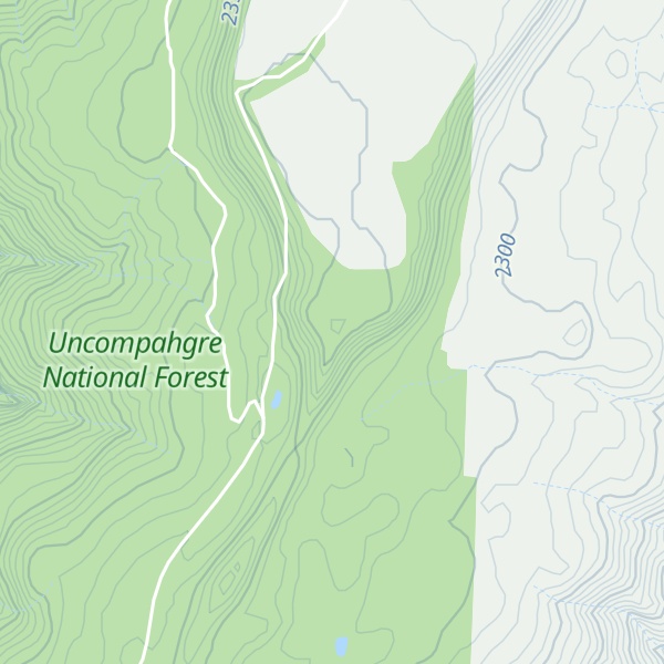 Map of Dry Mesa