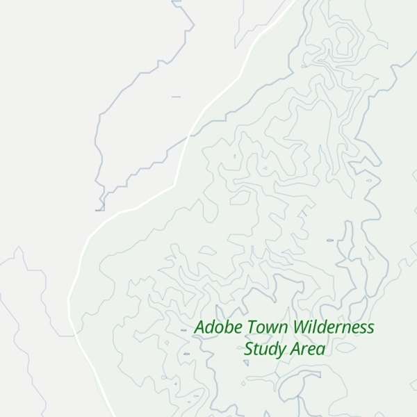 Map of Adobe Town Rim