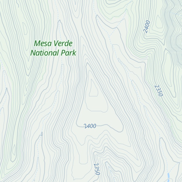 Map of Whites Mesa