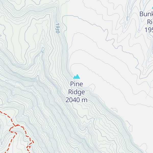 Map of Pine Ridge