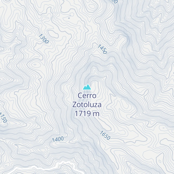 Map of Cerro Zotoluza