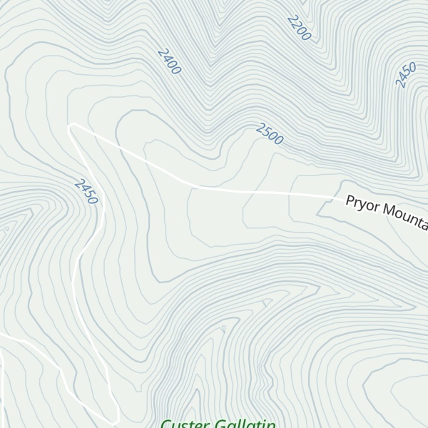 Map of Cave Ridge