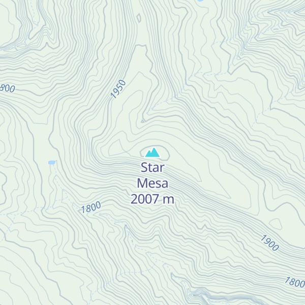 Map of Star Mesa