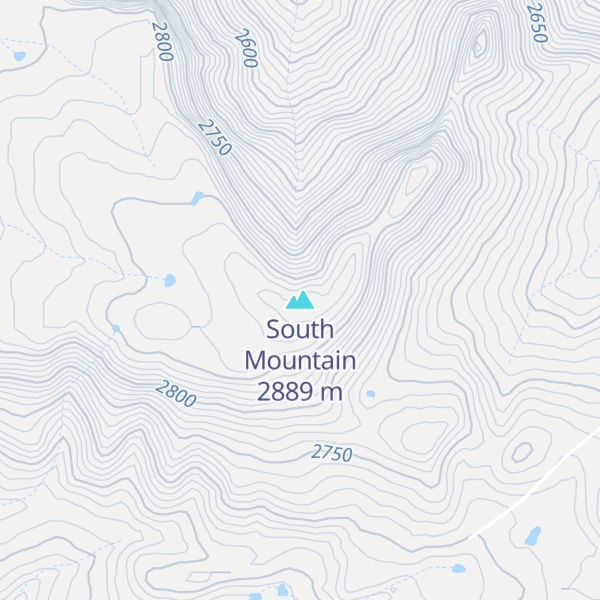 Map of South Mountain