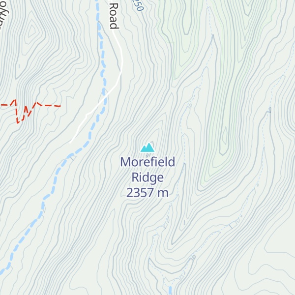 Map of Morefield Ridge