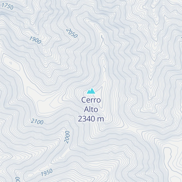 Map of Cerro Alto