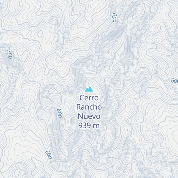 Map of Cerro Rancho Nuevo