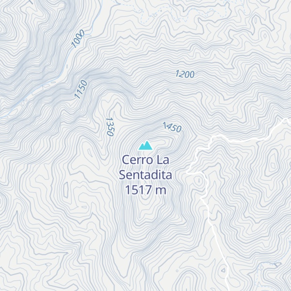 Map of Cerro La Sentadita