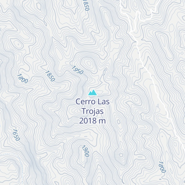 Map of Cerro Las Trojas