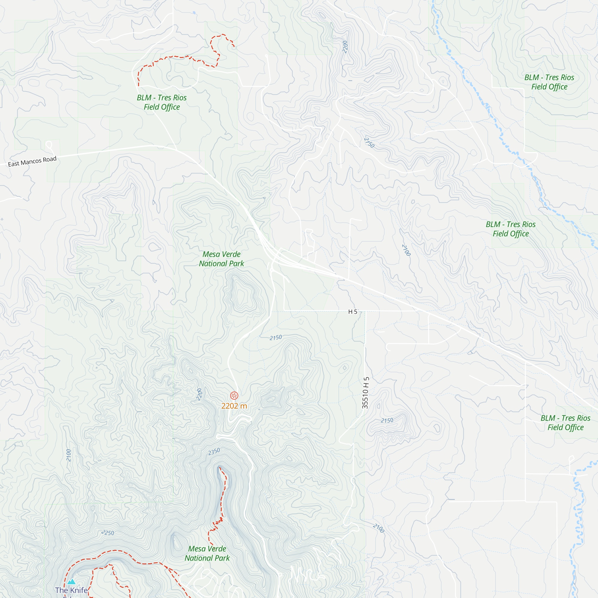 Mesa Verde Visitor & Research Center map