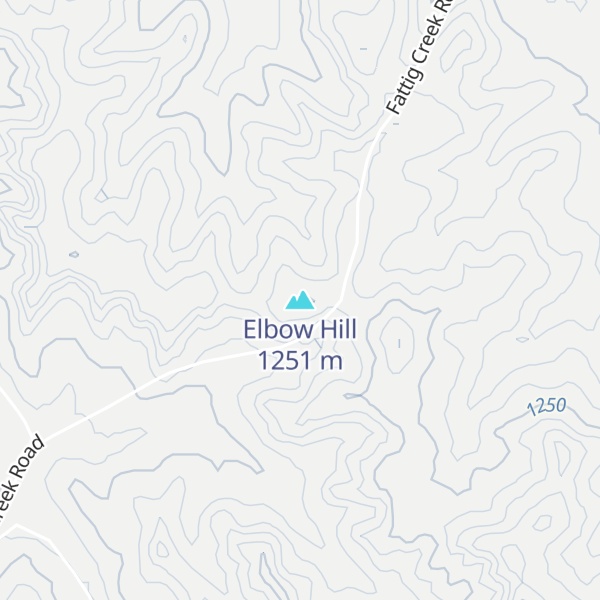 Map of Elbow Hill