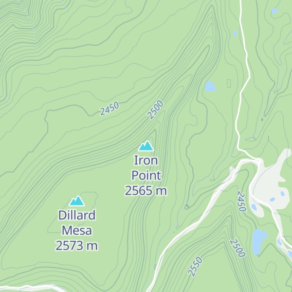 Map of Iron Point