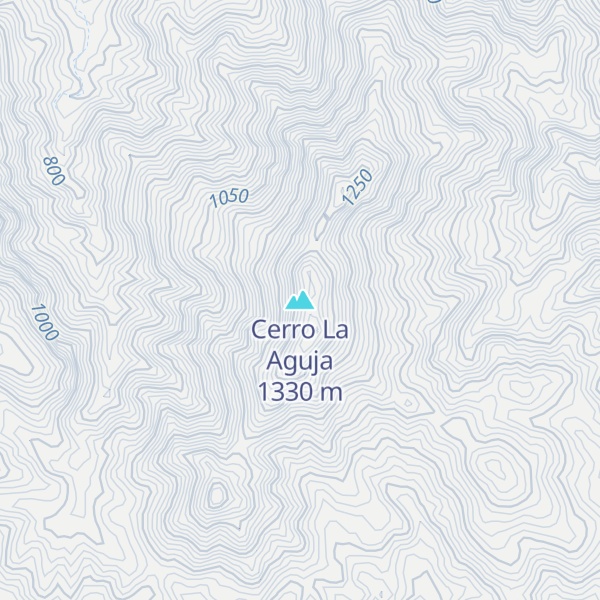 Map of Cerro La Aguja