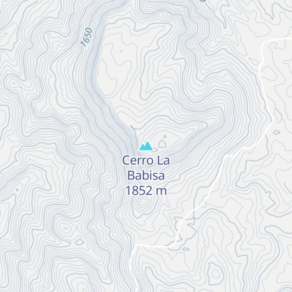 Map of Cerro La Babisa