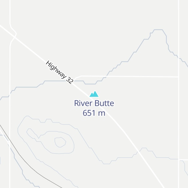 Map of River Butte