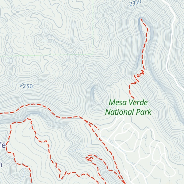 Map of Lone Cone