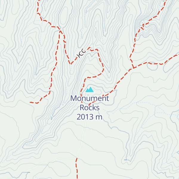 Map of Monument Rocks