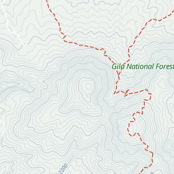 Map of Ferguson Mountain