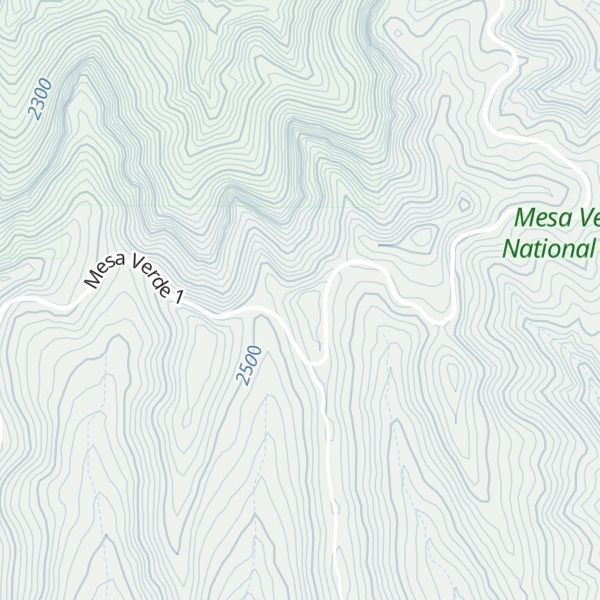 Map of Moccasin Mesa
