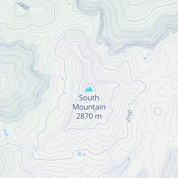 Map of South Mountain
