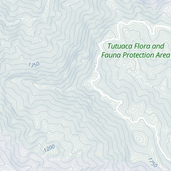 Map of Cerro La Cuchilla