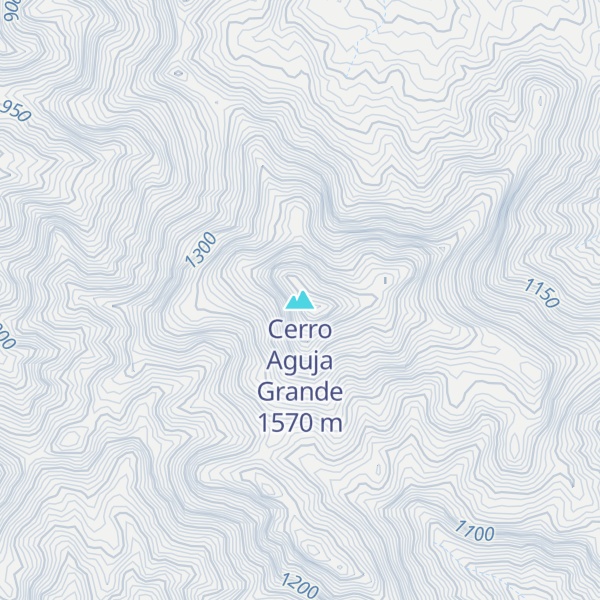 Map of Cerro Aguja Grande