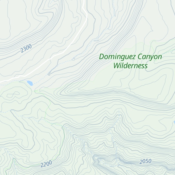 Map of Steamboat Mesa