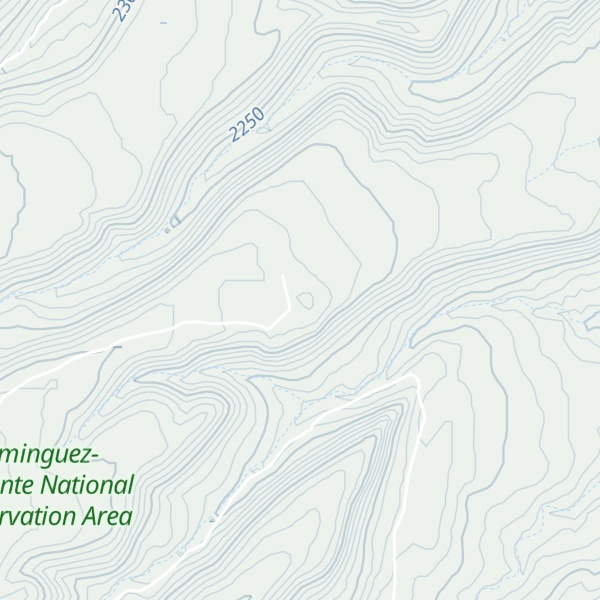 Map of Middle Mesa