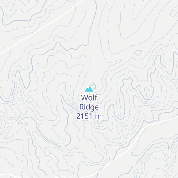 Map of Wolf Ridge