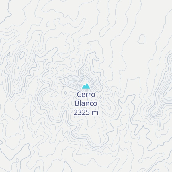 Map of Cerro Blanco