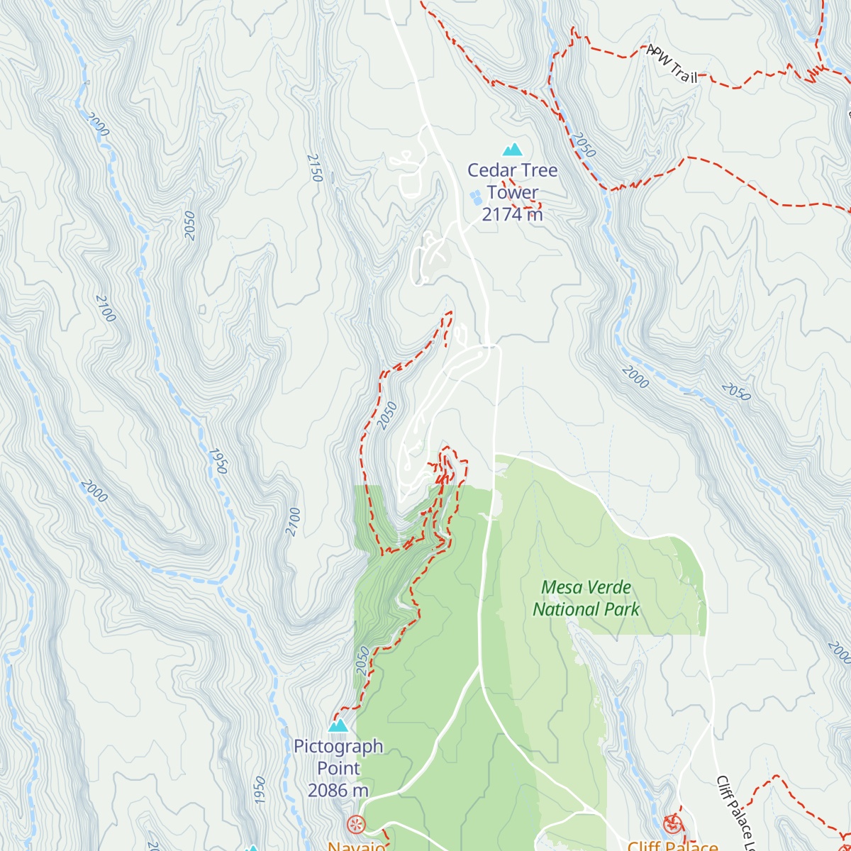 Spruce Tree Terrace map