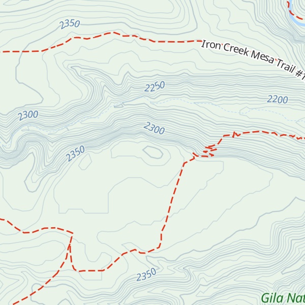 Map of Clayton Mesa