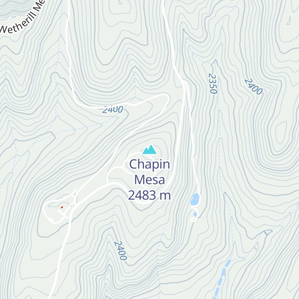 Map of Chapin Mesa