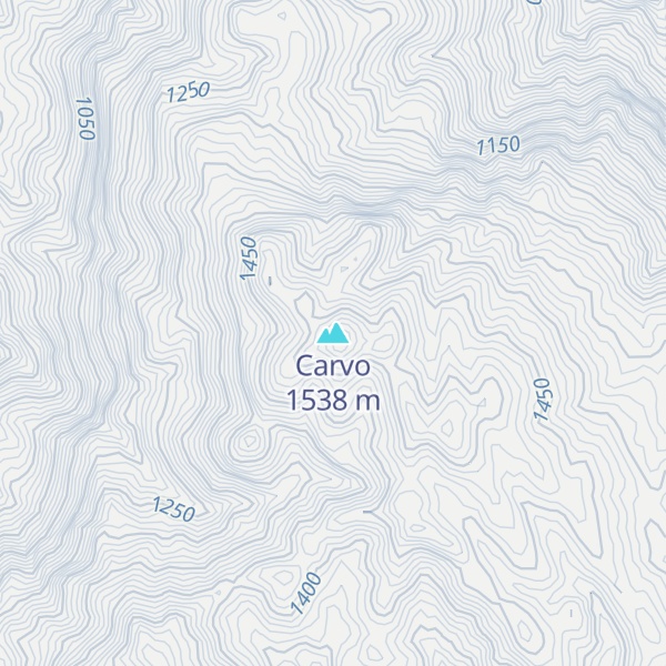 Map of Carvo