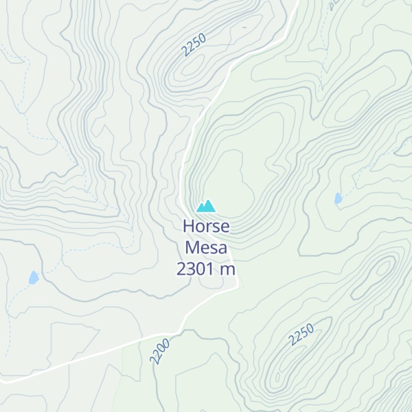 Map of Horse Mesa
