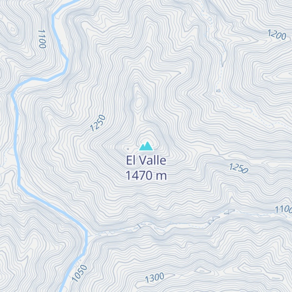 Map of El Valle