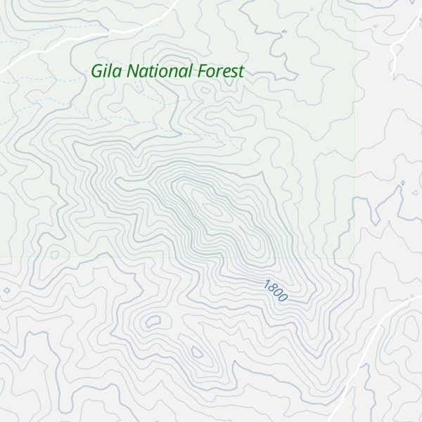 Map of Walker Mountain