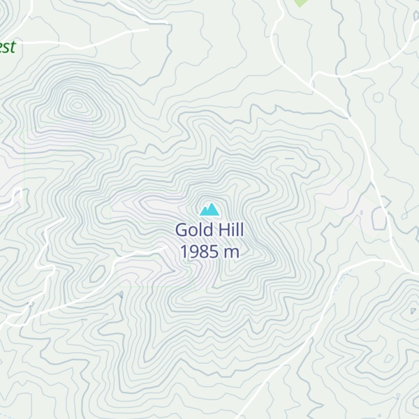 Map of Gold Hill