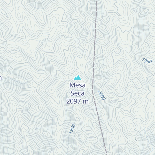 Map of Mesa Seca