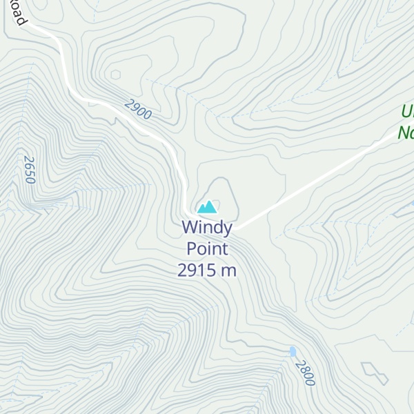 Map of Windy Point