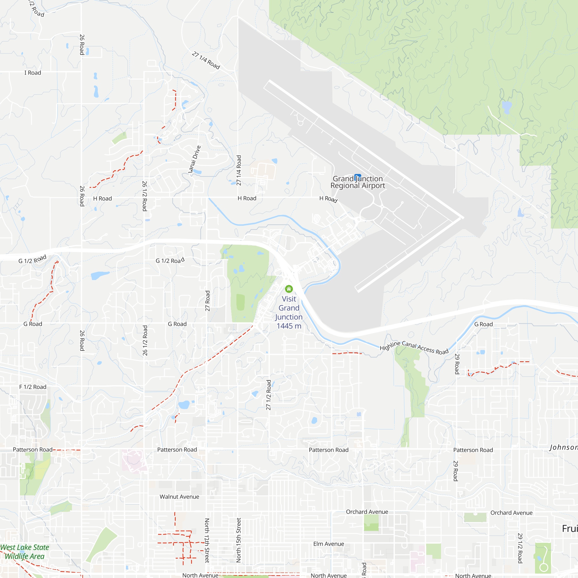 Visit Grand Junction map