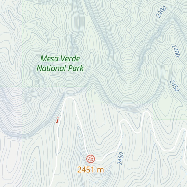 Map of Long Spur