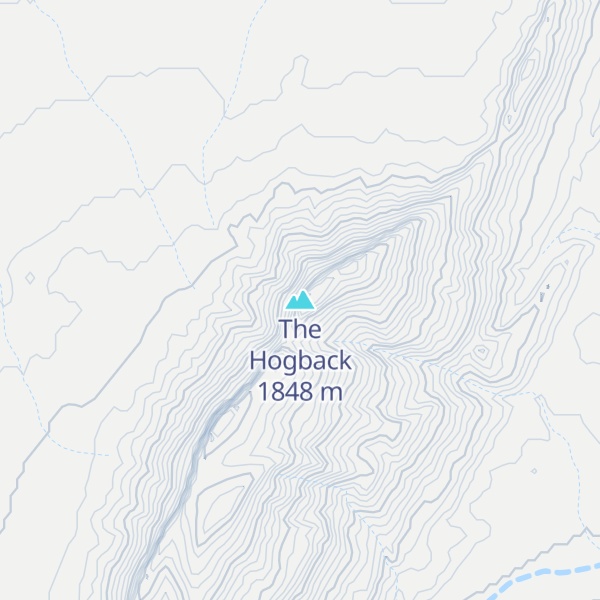 Map of The Hogback